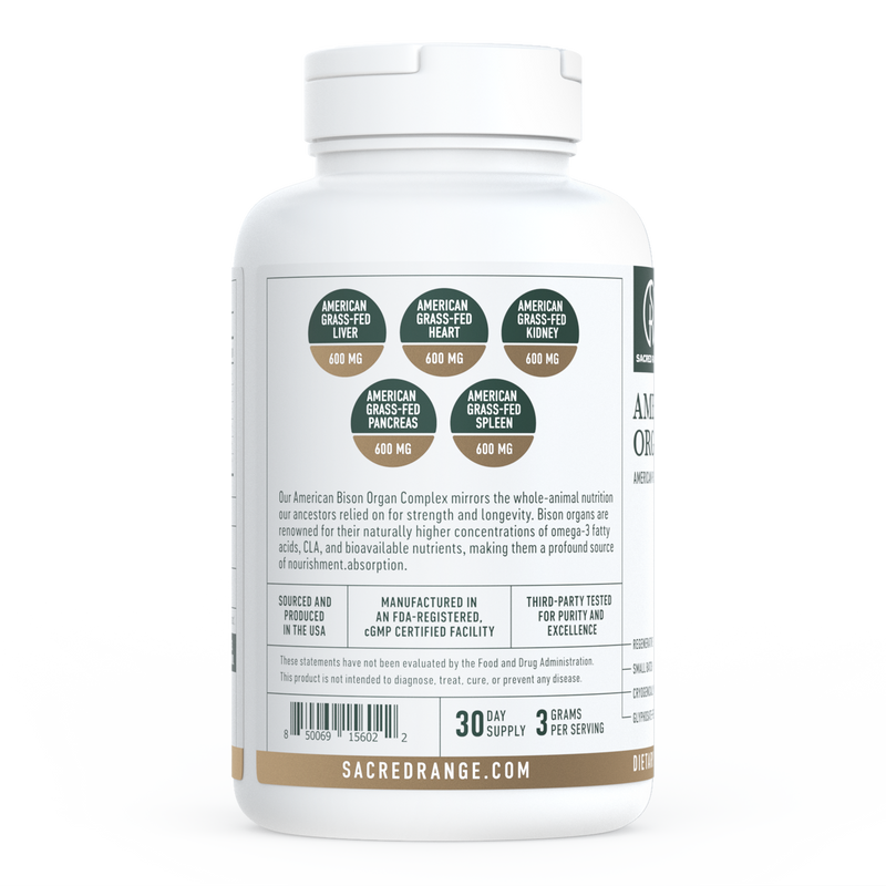 American Bison Organ Complex Supplement